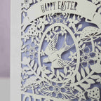 Personalised Papercut Easter Bird Card