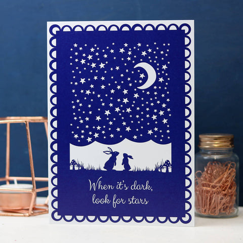Look For Stars Sympathy Card