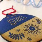 Personalised Colour Bauble Decoration