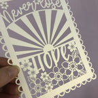 Never Lose Hope A6 Papercut