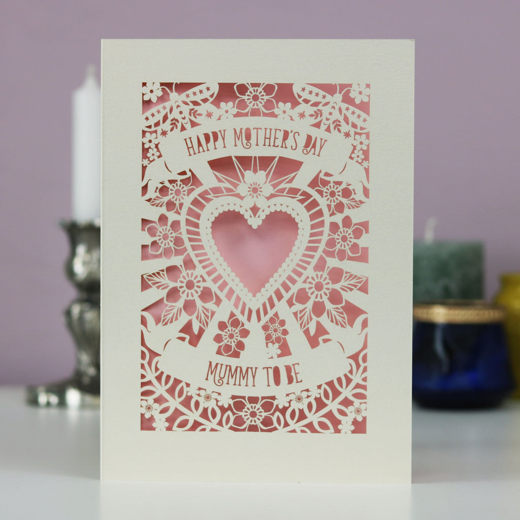 Papercut 'Mummy To Be' Mother's Day Card