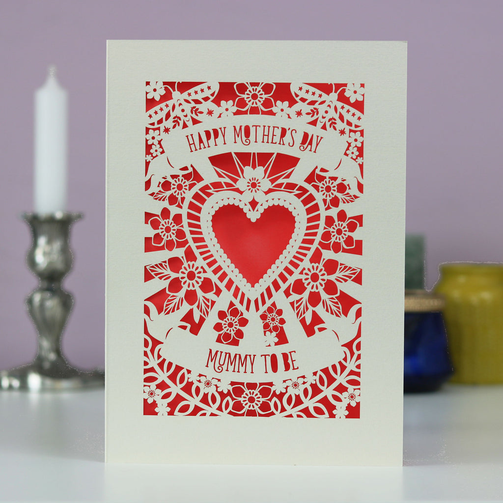 Papercut 'Mummy To Be' Mother's Day Card