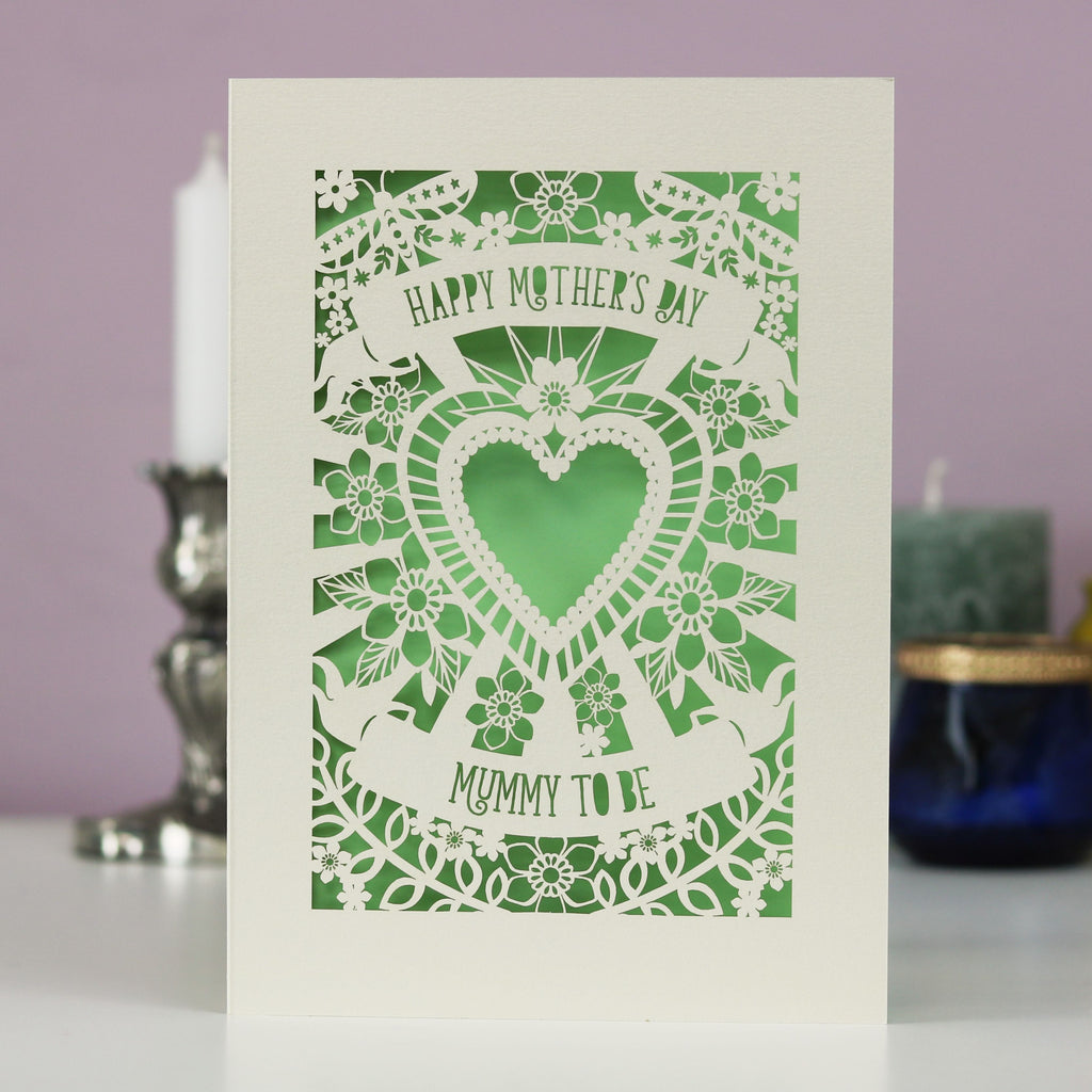 Papercut 'Mummy To Be' Mother's Day Card