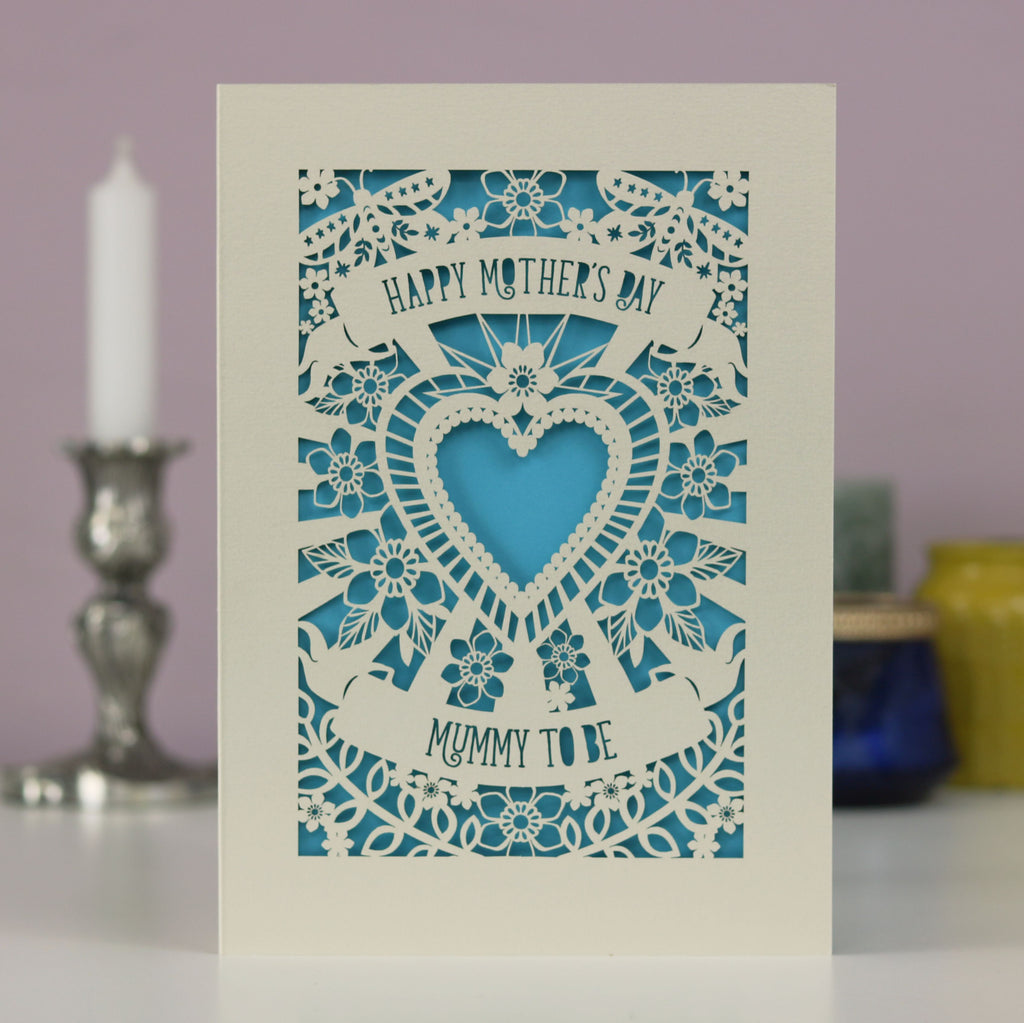 Papercut 'Mummy To Be' Mother's Day Card