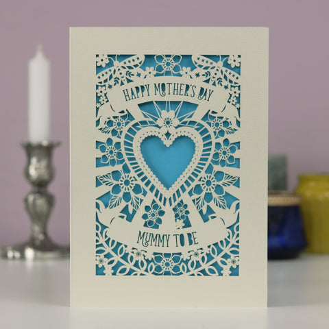 Papercut 'Mummy To Be' Mother's Day Card