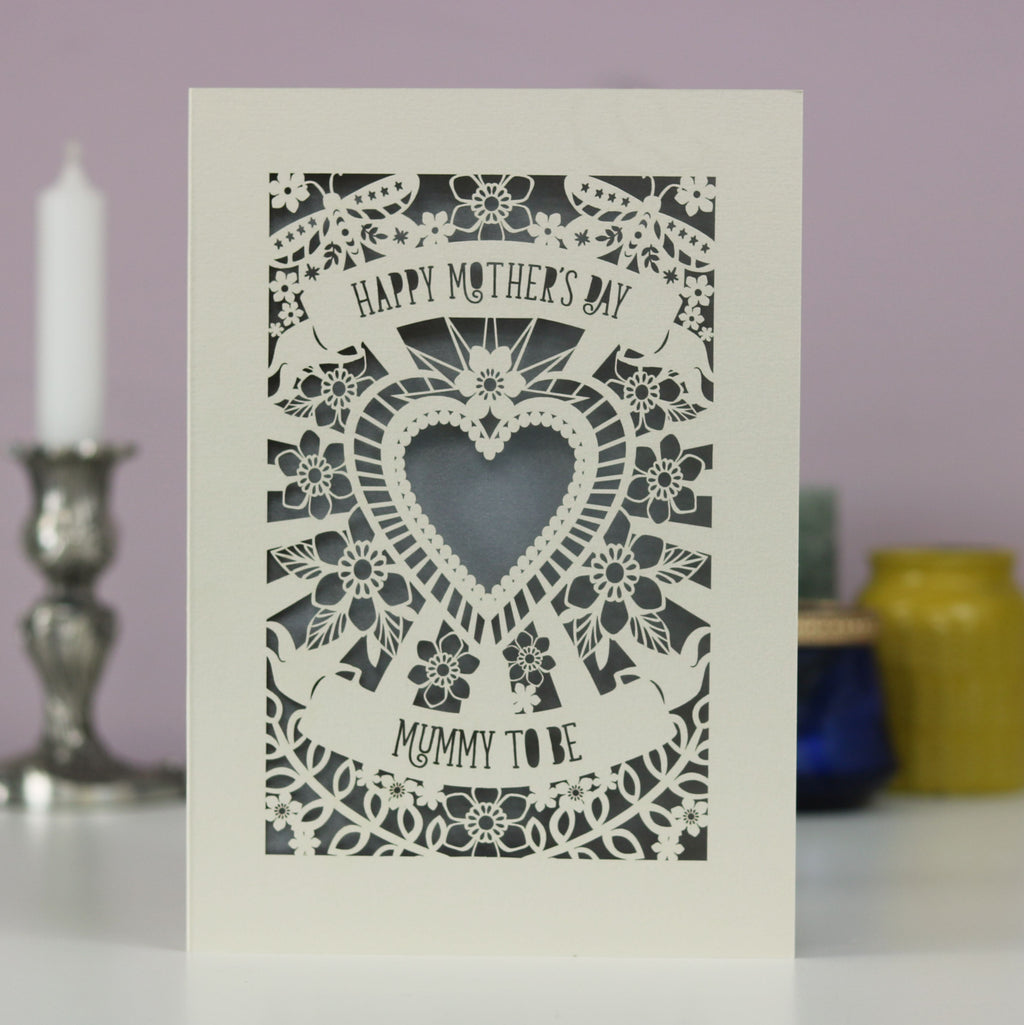 Papercut 'Mummy To Be' Mother's Day Card