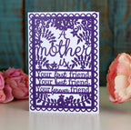 A Mother Is... Printed A6 Card