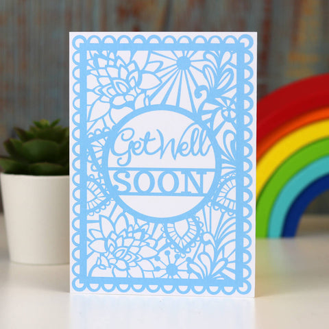 Get Well Soon Printed Card A6