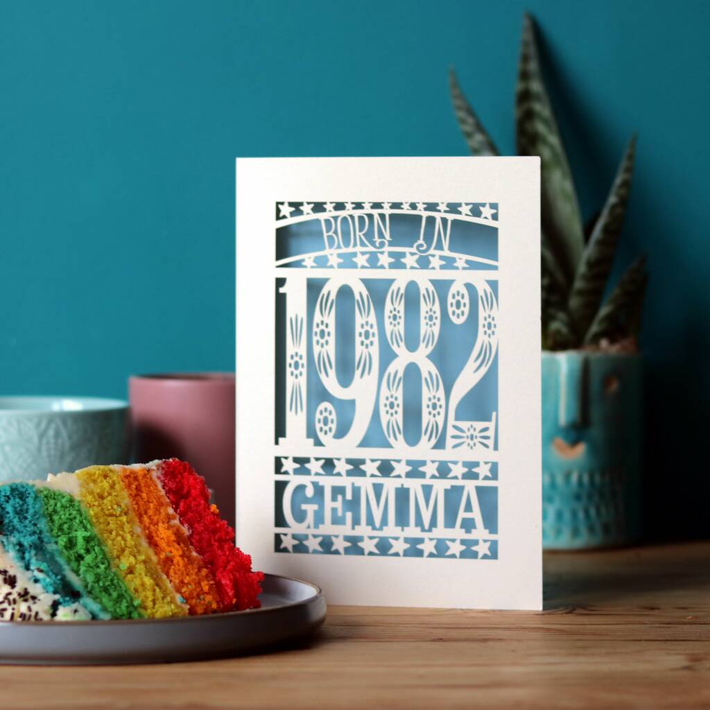 Born in 1982 Birthday Card