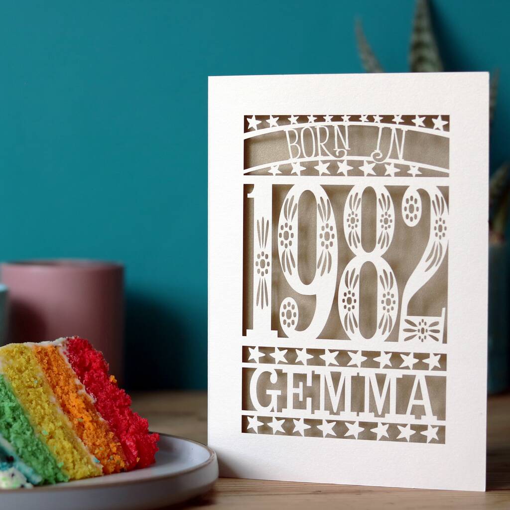Born in 1982 Birthday Card