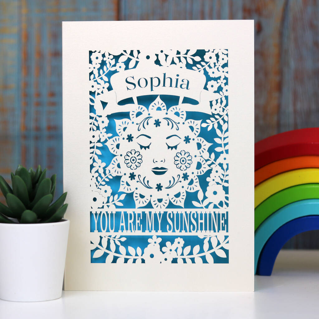 Personalised Sunshine Card
