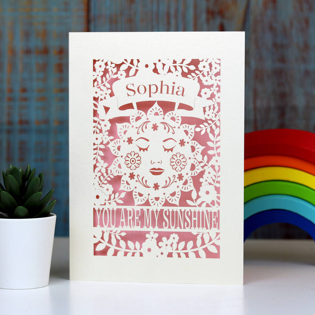 Personalised Sunshine Card