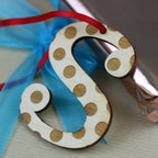 Small Spotty Letter Hanging Decoration