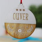 Personalised Colour Bauble Decoration
