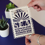 Vitamin Sea Papercut Postcard